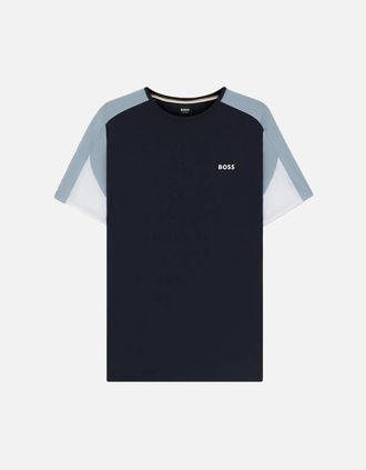 HUGO BOSS Mens Boss Balance T-Shirt, Dark Blue - Black - Size: 38
