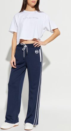 Michael Michael Kors T-shirt With Logo, Womens, White