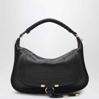 Chlo&eacute; Kleine Marcie Ledertasche in Schwarz