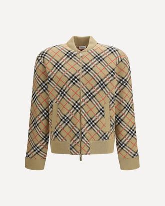 Burberry Vintage Check zip Cardigan Male S