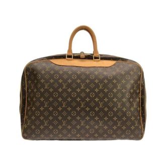 Louis Vuitton Pre-owned Alize 2 Poches Monogram Boston Bag - Dames - Pre-owned - Bruin - Maat: ONE Size