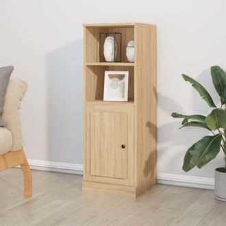 Berkfield Home Highboard Sonoma Oak 36x35.5x103.5 cm Engineered Wood in Brown