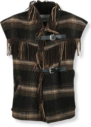 Isabel Marant Ginesa Vest - Dames - Jassen - Veelkleurig - Maat: XS Zijde