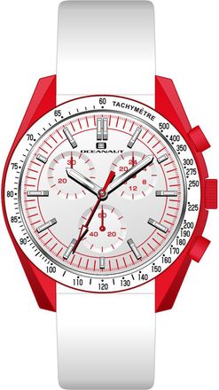 Oceanaut Mens Orbit White Dial Watch