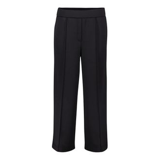 Betty & Co Broeken, Dames, Zwart, L, Culotte met plooien