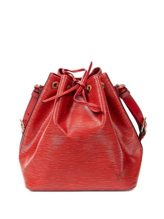 Louis Vuitton monogram bucket bag - Red