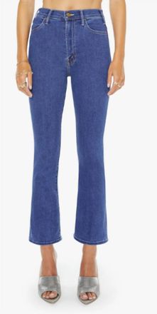 Mother The Hustler Ankle Denim In Side Gig