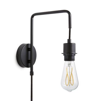 La Redoute Interieurs Wandlamp zonder lampenkap in metaal ijzer, Hiba