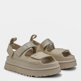UGG Womens Sandals Mustard Seed _cover Tex-El Sole El Tex/el