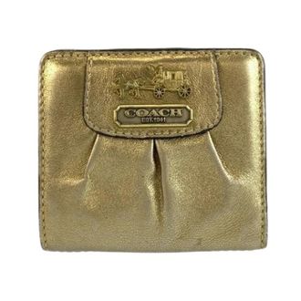 Coach Pre-owned Portafoglio Corto Cavallo e Carrozza - - Pre-owned - Donna - Giallo - ONE SIZE
