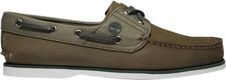 Timberland Klassieke Heren Bootschoen Donkergroen Leren Bovenwerk - Heren - Bootschoenen - Groen - 44 EU - Leer - Schoenen