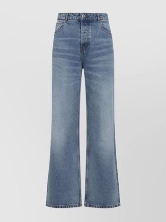Ami denim wide-leg jeans