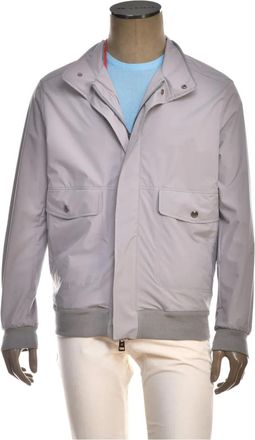 Kiton Kired Bomam bomberjack met klepzak - Grijs