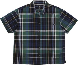 Vans Grisham Korte Mouwen Shirt - Heren - Korte mouwen Overhemden - Groen - XL - Overhemden