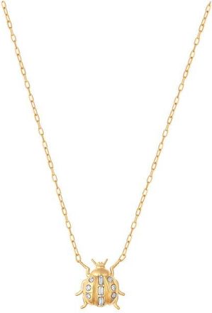 Sara Weinstock Lady Bug Diamond Necklace in Yellow Gold at Nordstrom