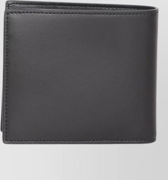 Saint Laurent cassandre east west compact leather wallet