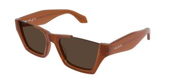 Alaia AA0081S 007 Womens Sunglasses Brown Size 58