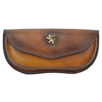 Pratesi Leather, Eyeglass Case in Cow Leather B062/G - Eyeglass Case in Cow Leather B062/G Brown