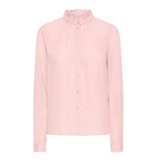 Ichi Ichi - Ihsigga LS Bluser 20123903 - Dames - Blouses & Shirts - Roze - Maat: XL