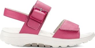 Gabor buckle-strap flat sandals - women - Calf Leather/Calf Leather/Rubber - 37 - Pink