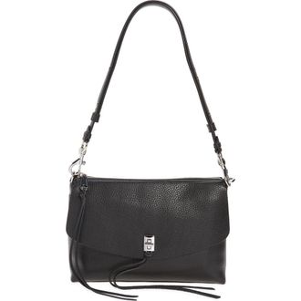Rebecca Minkoff Darren Leather Shoulder Bag in Black at Nordstrom Rack