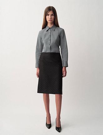 Calvin Klein Falda L&aacute;piz Luna