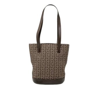 Celine Pre-owned Tote Bags, female, Brown, Size: ONE SIZE Pre-owned Canvas Tote Bag