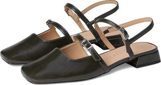 Journee Collection Gretchenn Womens Flat Shoes Olive : 6.5 M, Faux Leather