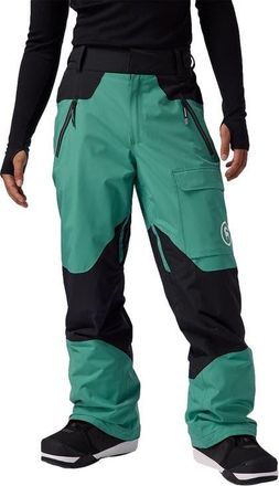 Backcountry Crestcruiser Insulated Pant - Mens in Gearhead Green/black at Nordstrom, Size Xx-Large