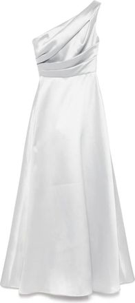 Amsale Abito da sera monospalla - Grigio