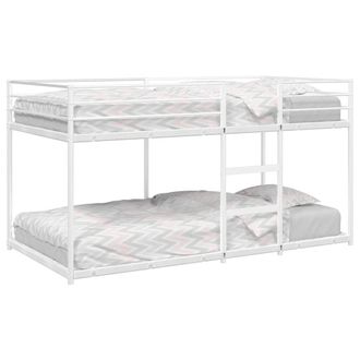 Berkfield Home Bunk Bed without Mattress White 80x200 cm Steel