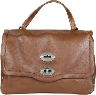 Zanellato Postina Small - Dames - Handtassen - Bruin - ONE Size - Katoen - Tassen