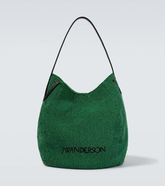 J.W.Anderson Bulb Small beaded bucket bag