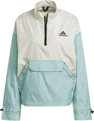 adidas (WMNS) adidas Back to Sport WIND.RDY Jacket Asia Sizing White Blue GM4344