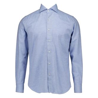 Xacus Heren, Overhemden, Blauw, Maat: M Katoen