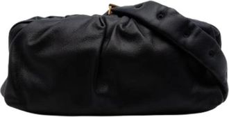 Bottega Veneta Pre-owned Body Pouch - Dames - Vintage Clutch - Zwart - ONE Size - Leer - Vintage