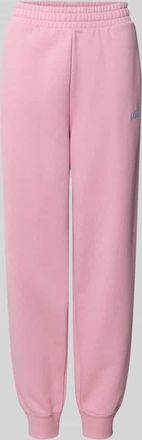 Puma Slim Fit Sweatpants mit Label-Stitching in Rosa, Größe XL
