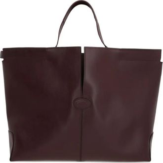 Tod's Borsa tote Di Folio media - Marrone