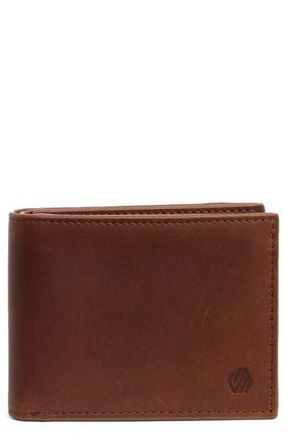 Johnston & Murphy Leather Bifold Wallet in Mahogany at Nordstrom Rack