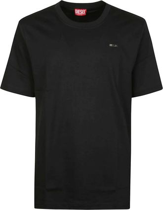 Diesel Tops, Heren, Zwart, XL, Katoen, T-Adjust Met T-Shirt