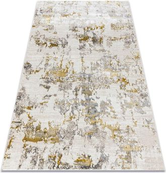 RugsX Rugsx - Bliss Z199az127 Alfombra Crema / Dorado - Abstracci&oacute;n, Moderna, Estructural Beige 120x170 Cm