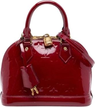 Louis Vuitton Pre-owned Handbags, female, Red, Size: ONE SIZE Pre-owned Alma BB