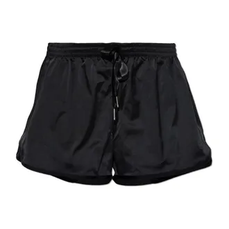 adidas Originals Adidas Originals, Short Shorts, female, Black, Size: 2XS Satin Shorts