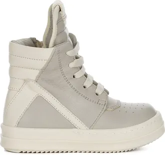 Rick Owens High Leather Sneakers