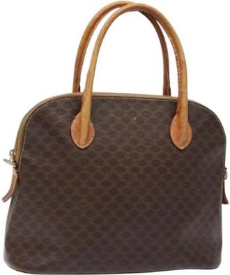 Celine Pre-owned Handbags, female, Brown, Size: ONE SIZE Pre-owned Canvas Handbag