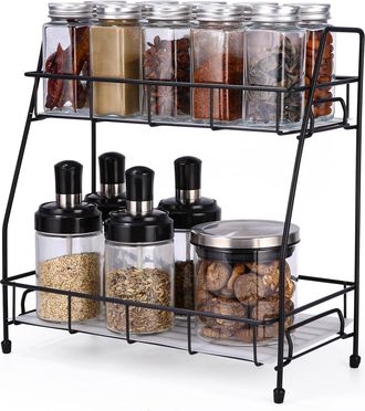 OEM Estanter&iacute;a De Almacenamiento Para Cocina, Especiero De Metal Para Cocina Y Ba&ntilde;o, Estante De Encimera, Estante Para Especias, Ahorra Espacio En La Coci