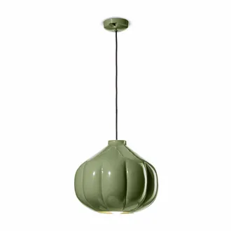 Ferroluce Afoxe Large Sage Green Pendant Lamp