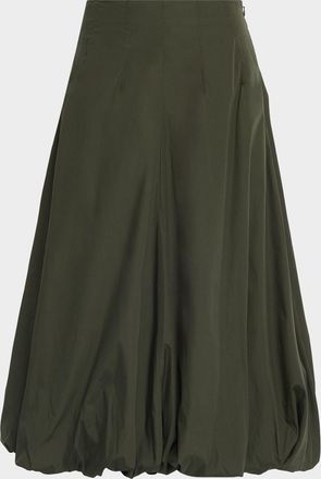 TWP Full Intentions Cotton Bubble Midi Skirt