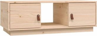 vidaXL Coffee Table 100x50x35 cm Solid Wood Pine Vidaxl