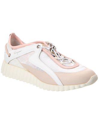 Ferragamo Pixie Leather Sneaker